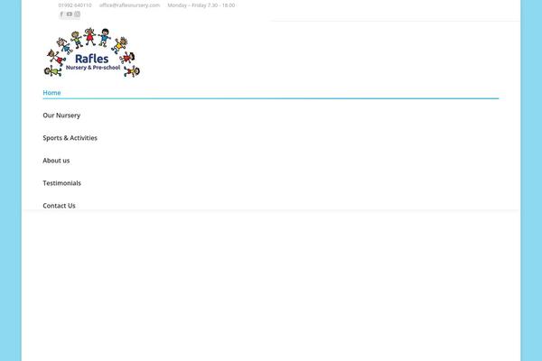 The7 theme site design template sample