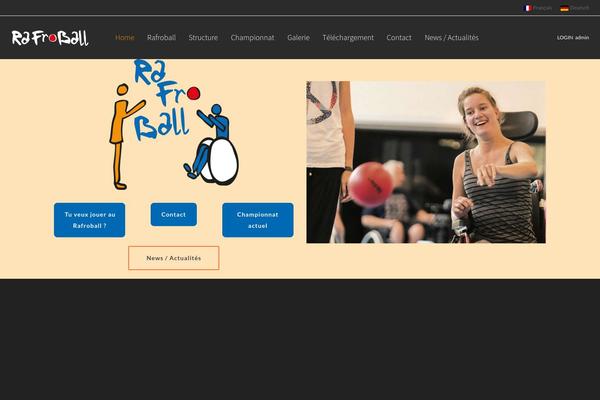 Cardinal theme site design template sample