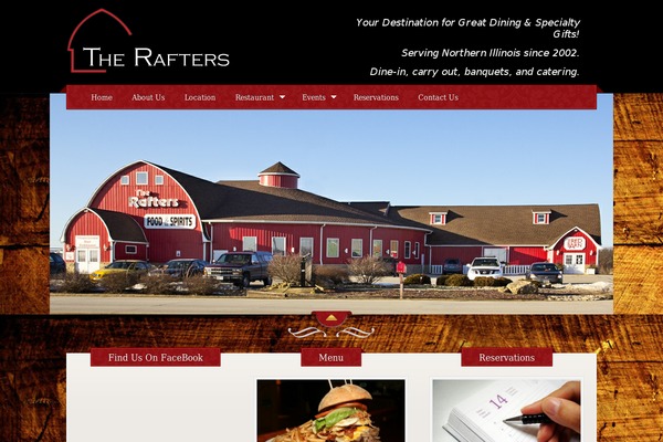 The Restaurant theme site design template sample