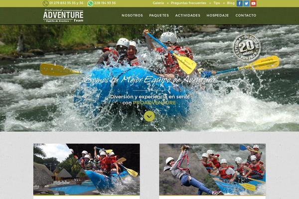 raftingveracruz.com site used Blank-bootstrap-rafting