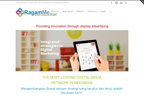 Inovado theme site design template sample