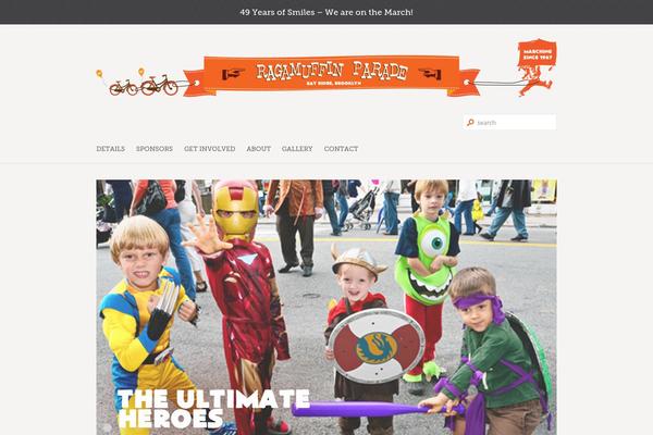 Nature theme site design template sample