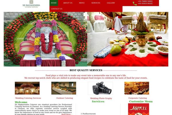 Foodeez Lite theme site design template sample