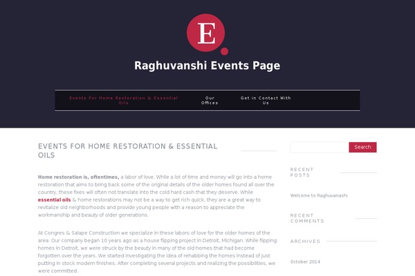MH Elegance lite theme site design template sample