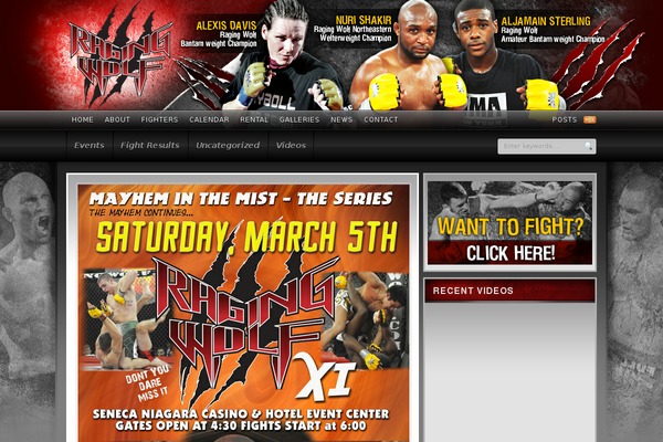 ragingwolf.com site used Headlines