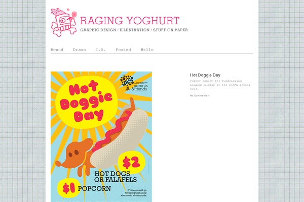 ragingyoghurt.org site used Sharpfolio