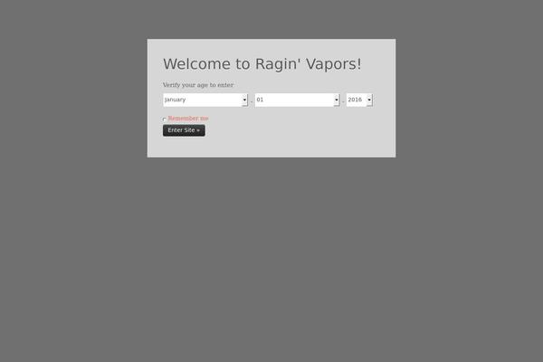 Site using Age Verify plugin