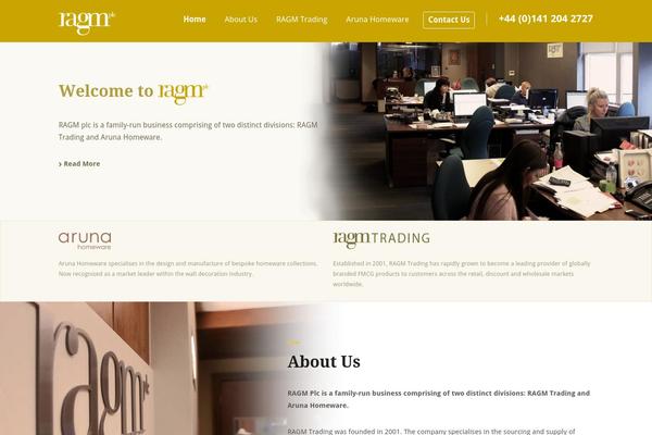 Glasgoweb theme site design template sample