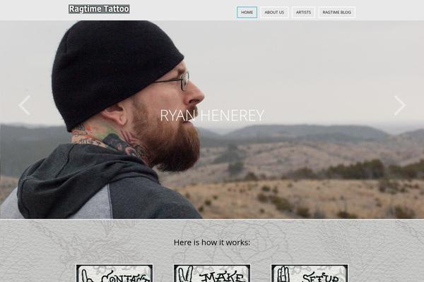Indigo theme site design template sample