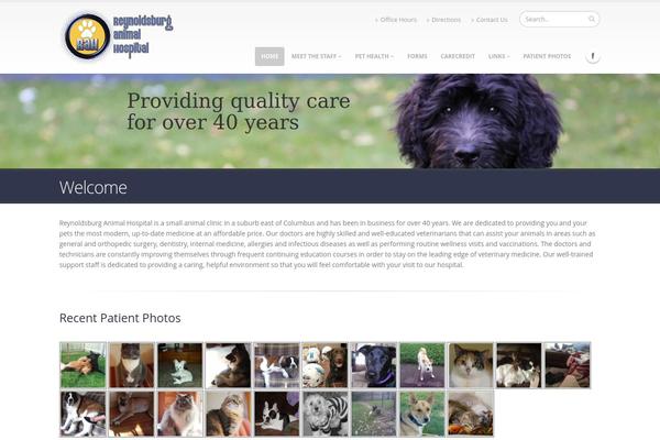 Porto Child theme site design template sample
