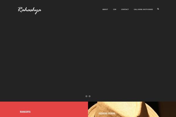 Infinite-child theme site design template sample