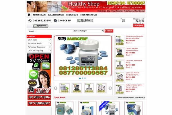 WP-Grosir theme site design template sample