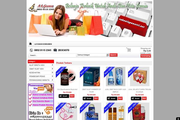 WP-Grosir theme site design template sample