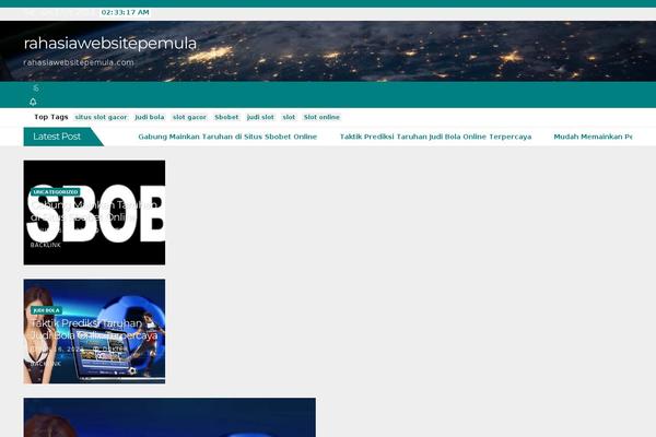 Blogus theme site design template sample