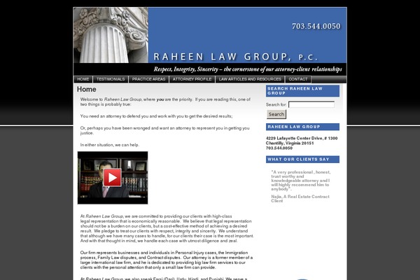 raheenlaw.com site used Flexxbold
