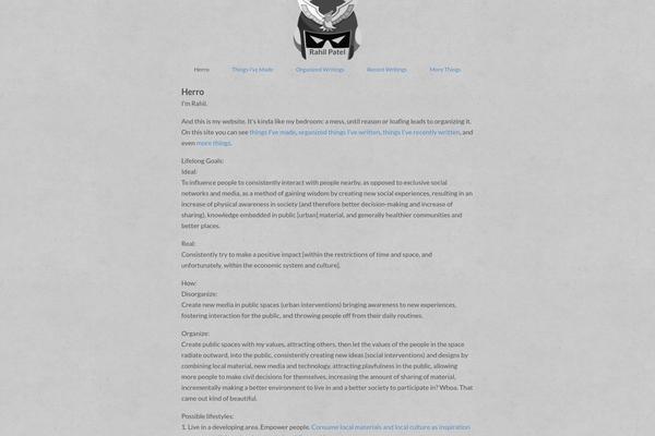 rahilpatel.com site used Baris