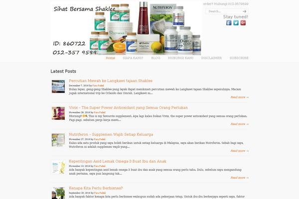 Site using WP Social Blogroll plugin