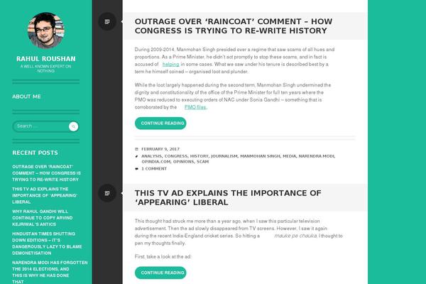 Writr theme site design template sample