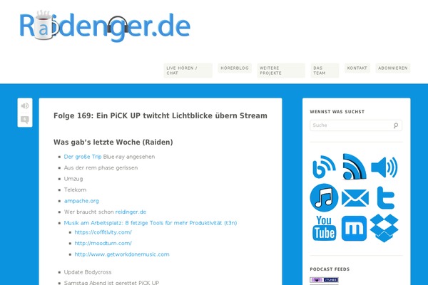 Site using Flattr plugin