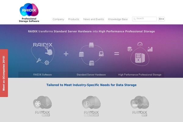 raidix theme websites examples