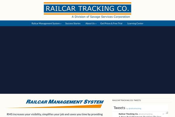 railcartracking.com site used Headway