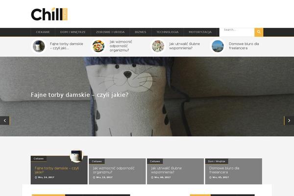 Chillnews theme site design template sample