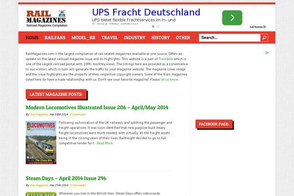 railmagazines.com site used Thirty