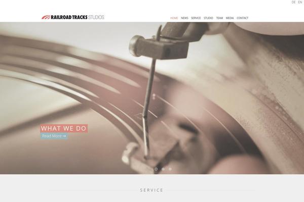 Mammoth-wp theme site design template sample