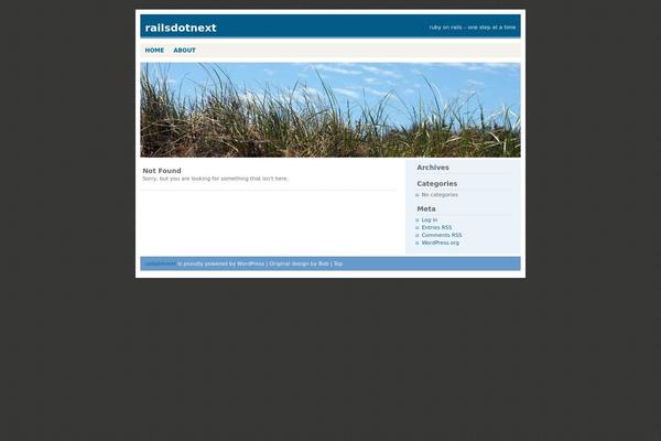 Blue Box theme site design template sample