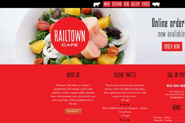 Linguini theme site design template sample