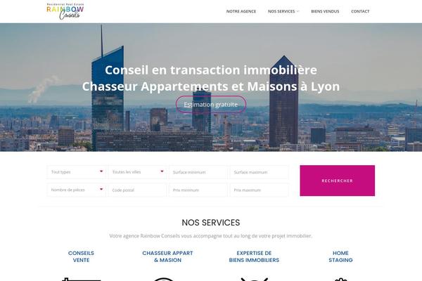 Wp Estate theme site design template sample