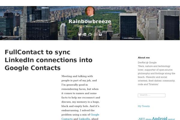 rainbowbreeze.it site used DW Minion