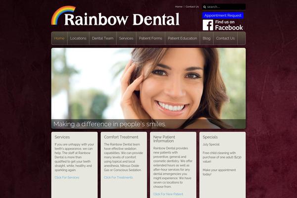 Nano2 theme site design template sample