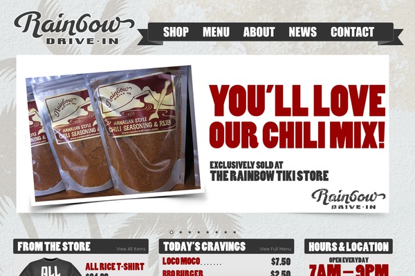 rainbowdrivein.com site used Rainbow
