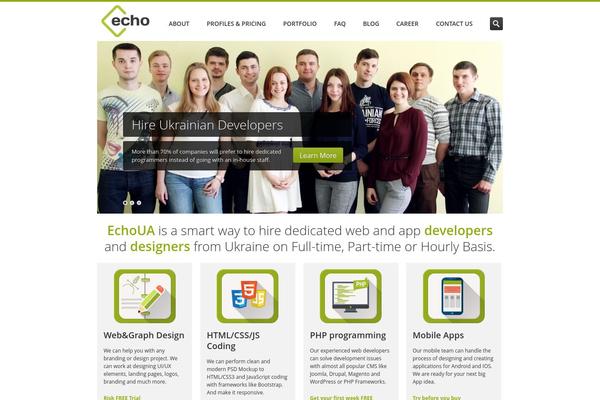 Inceptio theme site design template sample
