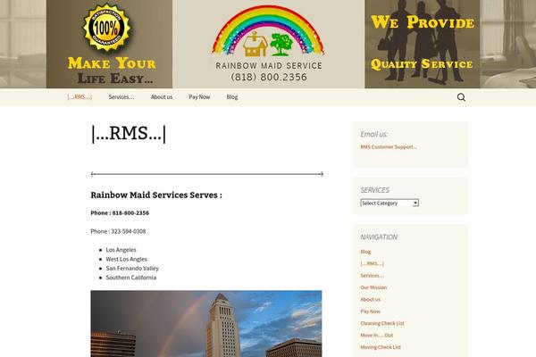 Twenty Thirteen theme site design template sample