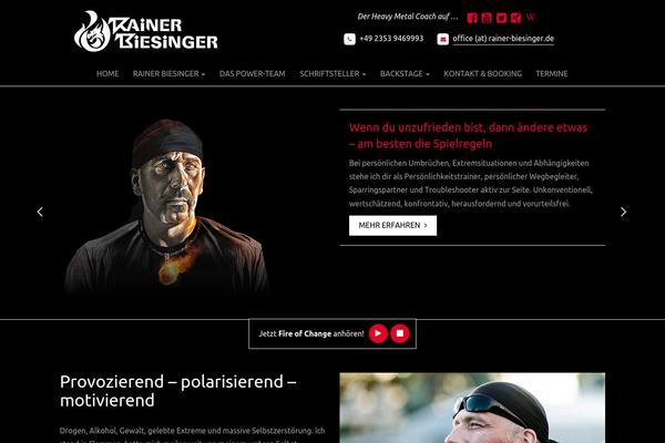 Splash theme site design template sample