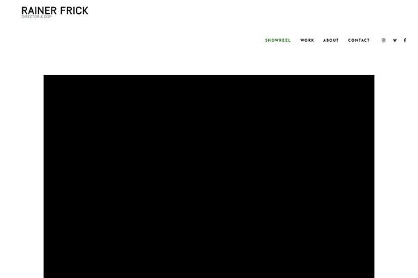 Cinerama theme site design template sample
