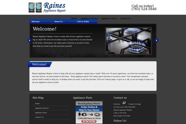 eBusiness theme site design template sample