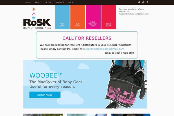 Infinity theme site design template sample