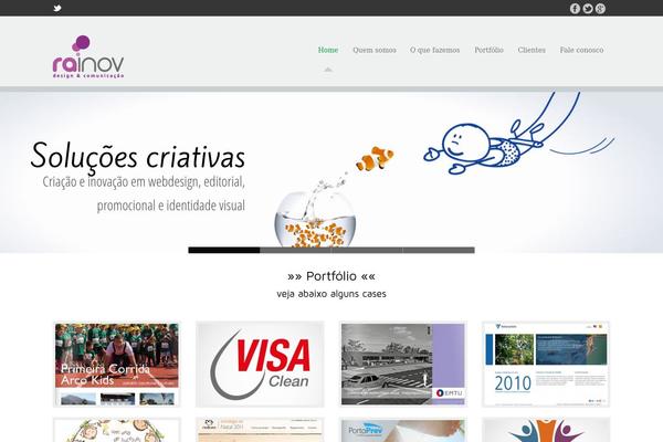 Celestino theme site design template sample