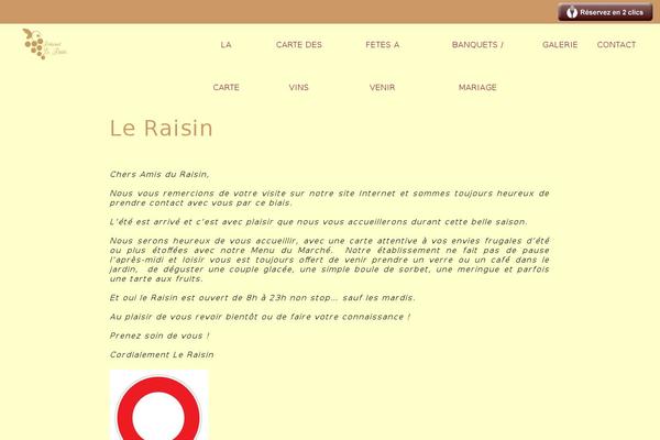 Site using Quick-restaurant-menu plugin