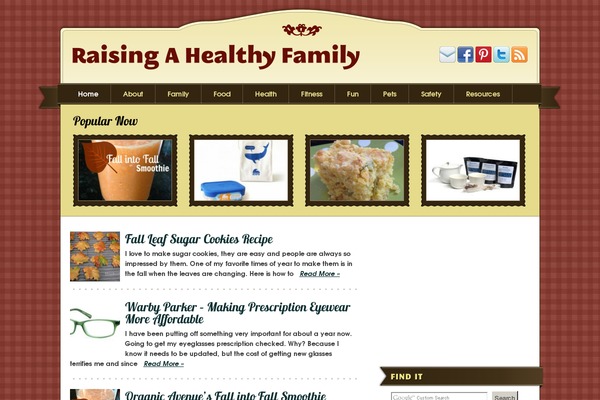 raisingahealthyfamily.com site used Yummy
