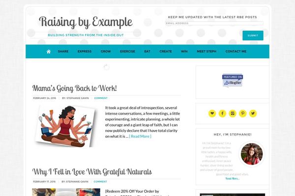 Modern Blogger Pro theme site design template sample