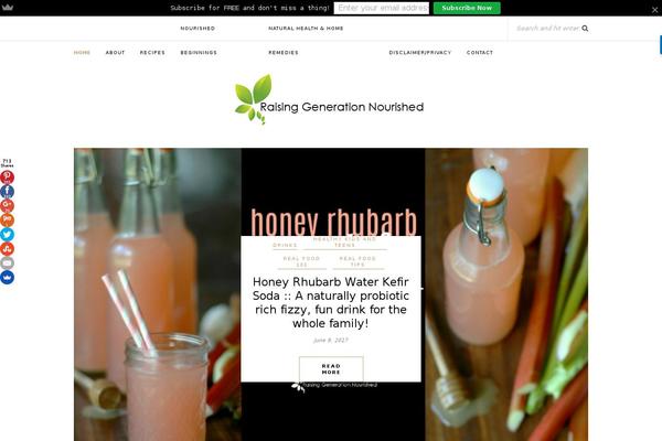 Rosemary theme site design template sample
