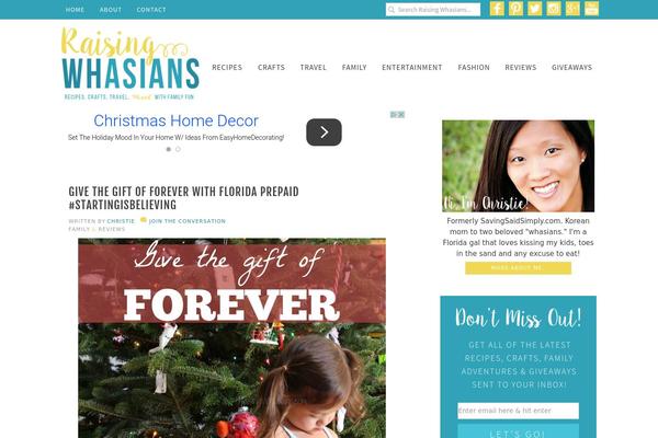 raisingwhasians.com site used Raisingwhasians