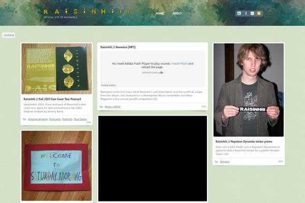 Shaken Grid Premium theme site design template sample