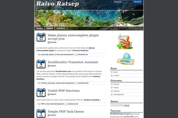 Site using CodeColorer plugin