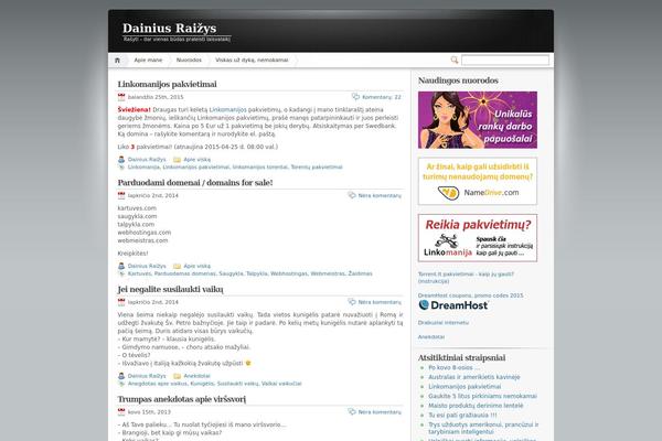 iNove theme site design template sample