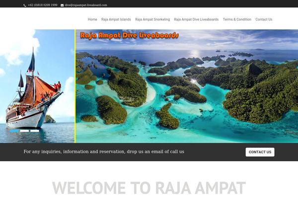 rajaampat-liveaboard.com site used Forester